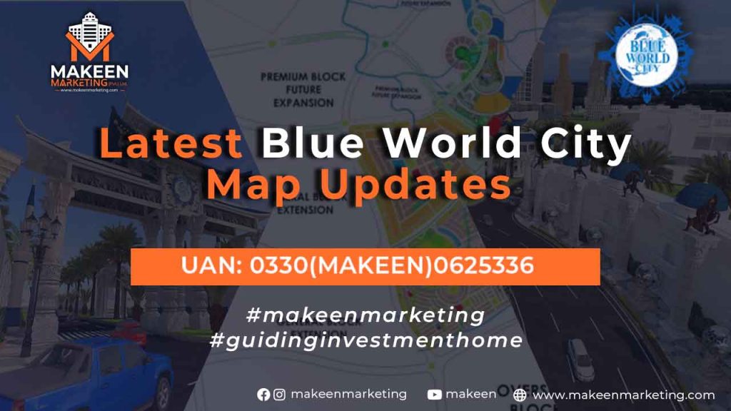 Blue World City Map